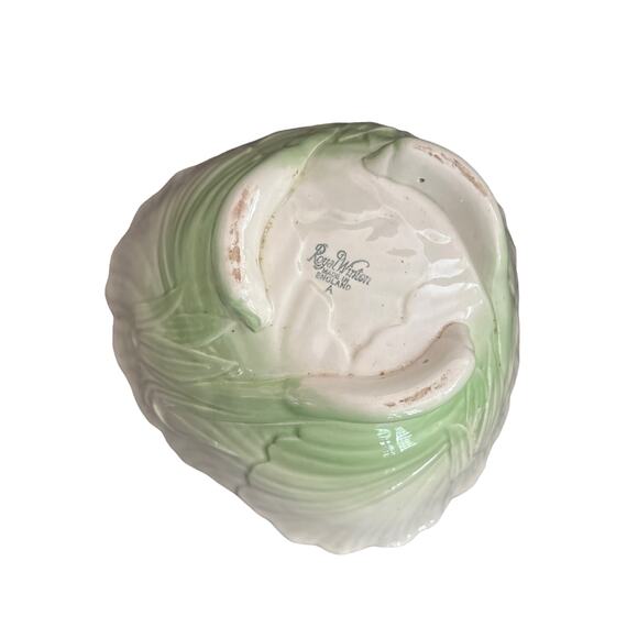 Royal Winton Grimwades Serving Bowl Vintage Crazing Vegetable Theme Farmhouse 9” - Picture 5 of 7